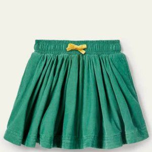 Woven Twirly Skirt - Forest Green
